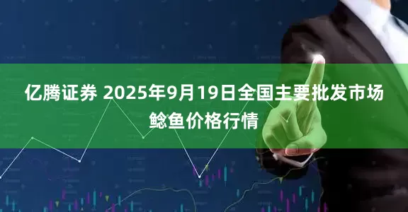 亿腾证券 2025年9月19日全国主要批发市场鲶鱼价格行情